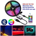 Đèn led cảm ứng theo nhạc điều khiển bằng app điện thoại, 1m + dây kết nối app	