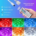 Đèn led cảm ứng theo nhạc điều khiển bằng app điện thoại, 1m + dây kết nối app	