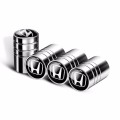 Combo 4 nắp chụp chân van xe ô tô tích hợp logo xe cao cấp, Logo Mazda	
