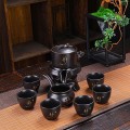 Bộ ấm chén trà đạo cối xay hoa văn gốm sứ cao cấp, Hoa văn
