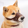Rọ mõm cho chó chất liệu da mềm có đai nới thoải mái, Size S (5-10kg)