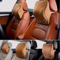 Gối tựa đầu xe hơi cao su non cao cấp, Màu đen