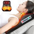 Gối massage cổ vai gáy hồng ngoại thư giãn cao cấp, Màu đen