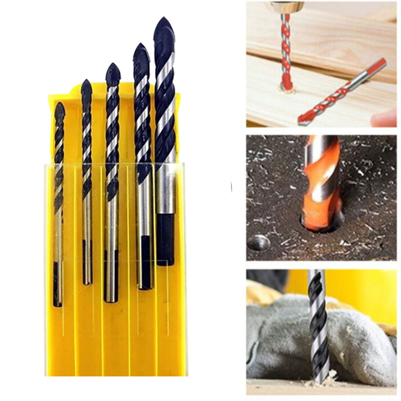 Bộ 5 mũi khoan gạch men đa năng 5-12mm