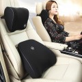 Bộ gối đầu tựa lưng ô tô cao cấp, Màu đen