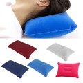 Gối nỉ bơm hơi gấp gọn dùng du lịch dã ngoại văn phòng , Màu xanh tím than	
