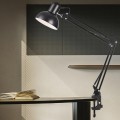 Đèn học kẹp bàn Pixar bóng led chống cận bảo vệ mắt, Bóng Rạng Đông 5w vàng	