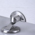 Chặn cửa chống va đập dán sàn tiện lợi, an toàn, Màu bạc