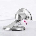 Chặn cửa chống va đập dán sàn tiện lợi, an toàn, Màu bạc