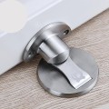 Chặn cửa chống va đập dán sàn tiện lợi, an toàn, Màu bạc