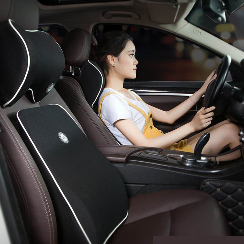 Bộ gối tựa đầu ô tô, gối tựa lưng ô tô cao cấp