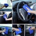 Khăn lau xe ô tô chuyên dụng mềm mịn và thấm hút tốt, Loại 35cm x 35cm	