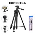 Gậy Tripod 3 chân 3366 cho máy ảnh, điện thoại chuyên dụng