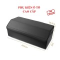 Thùng đựng đồ đa năng cốp sau ô tô bọc da cao cấp, Size M: 50cm x 30cm x 30cm	