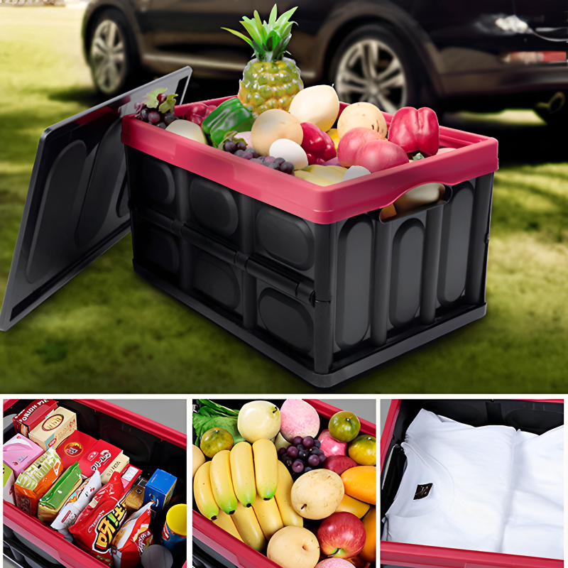 Thùng đựng đồ gấp gọn để cốp xe ô tô dung tích lớn