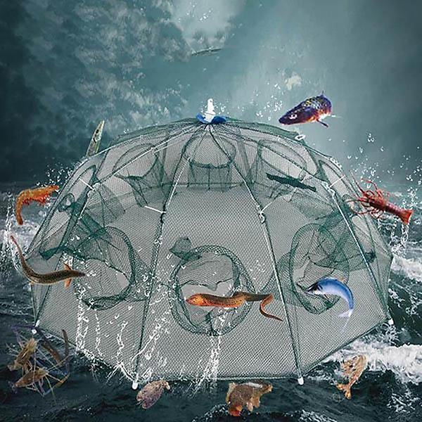 Lưới bắt cá bát quái 8 mắt chuyên nghiệp