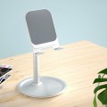 Giá đỡ điện thoại máy tính bảng để bàn hợp kim nhôm cao cấp, Màu bạc