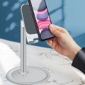 Giá đỡ điện thoại máy tính bảng để bàn hợp kim nhôm cao cấp, Màu bạc