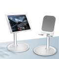 Giá đỡ điện thoại máy tính bảng để bàn hợp kim nhôm cao cấp, Màu bạc