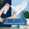 Chai xịt khử mùi hôi giày công nghệ nano bạc 