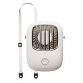 Quạt đeo cổ, quạt sạc tích điện mini cầm tay, Màu cam