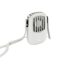 Quạt đeo cổ, quạt sạc tích điện mini cầm tay, Màu cam