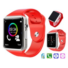 Đồng hồ thông minh Smart Watch gắn sim độc lập nghe gọi, Màu đỏ