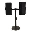 Giá đỡ 2 điện thoại để bàn tự điều chỉnh cao thấp