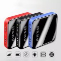 Sạc dự phòng mini 10000mAh tráng gương màn hình led