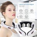 Máy massage cổ vai gáy 3D xung điện 6 chế độ kích hoạt mô sâu, Máy massage + 2 miếng dán