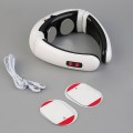 Máy massage cổ vai gáy 3D xung điện 6 chế độ kích hoạt mô sâu, Máy massage + 2 miếng dán