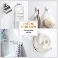 Combo 10 móc treo dán tường chịu lực chất liệu hợp kim không gỉ