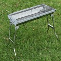 Bếp nướng than hoa BBQ ngoài trời gấp gọn chân cao tiện dụng