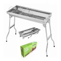 Bếp nướng than hoa BBQ ngoài trời gấp gọn chân cao tiện dụng