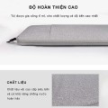 Túi chống sốc laptop, Macbook cao cấp siêu bền, Màu ghi -  Size 14 inch