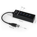 Bộ chia cổng USB 3.0 tốc độ cao tương thích mọi thiết bị