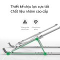 Giá đỡ laptop tản nhiệt điều chỉnh độ cao, gấp gọn tùy ý