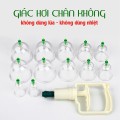 Bộ dụng cụ giác hơi 12 ống không dùng lửa an toàn