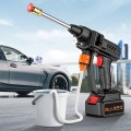 Máy rửa xe cầm tay mini gia đình công suất cao 400W 2 pin sạc