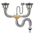 Bộ xi phông chậu rửa bát 2 hố chất liệu cao cấp