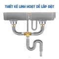 Bộ xi phông chậu rửa bát 2 hố chất liệu cao cấp