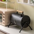 Bếp nướng than hoa BBQ 2 ngăn đa năng gấp gọn