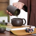 Bộ ấm chén pha trà tử sa du lịch kèm túi đựng cao cấp