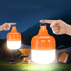 Bóng đèn tích điện siêu sáng 100W có móc treo tiện lợi