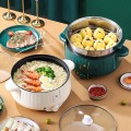 Nồi lẩu điện đa năng chống dính kèm xửng hấp