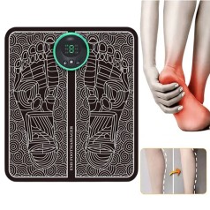 Thảm massage chân xung điện 8 chế độ có màn hình led hiện đại, giảm căng thẳng