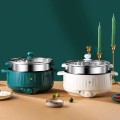 Nồi lẩu điện đa năng chống dính kèm xửng hấp