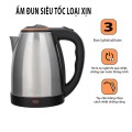Ấm đun nước siêu tốc tự ngắt công suất lớn tiện dụng