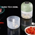 Máy xay mini tỏi ớt không dây cầm tay đa năng