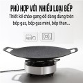 Chảo nướng vân đá không dầu size 34cm chống dính